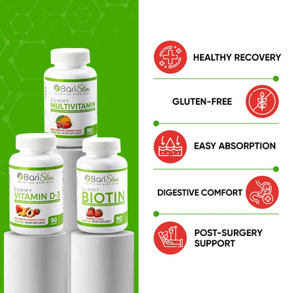 BariSlim vitaminas en gomas post-bariátricas
