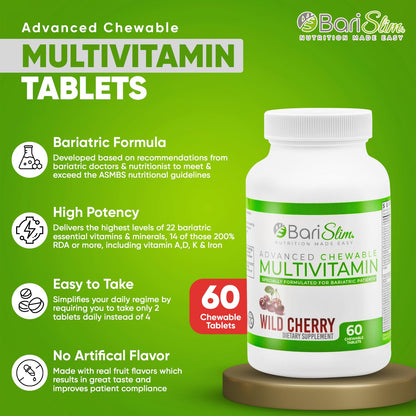 Barislim vitaminas y minerales en tabletas masticables