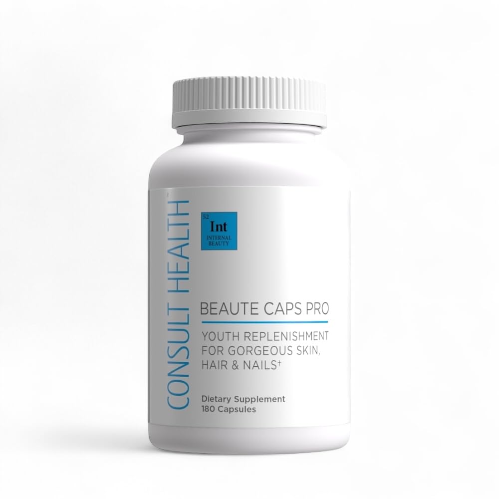 Botellas de Consult Health Beaute Caps PRO para piel y cabello