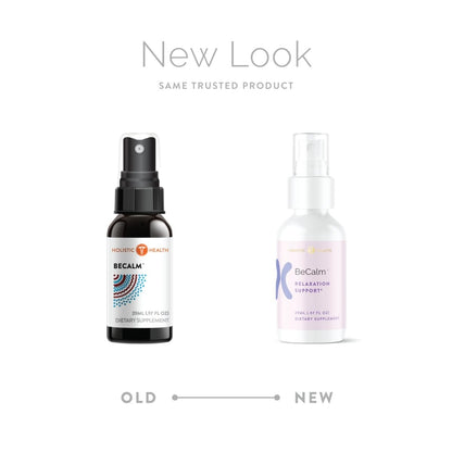 BeCalm Spray mostrando ingredientes naturales