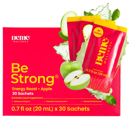 BeMe vitamina b12 líquida BeStrong caja 30 sobres sabor manzana