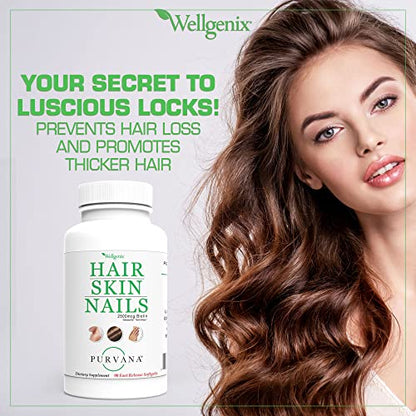 Beneficios de belleza con biotina en Wellgenix Purvana.