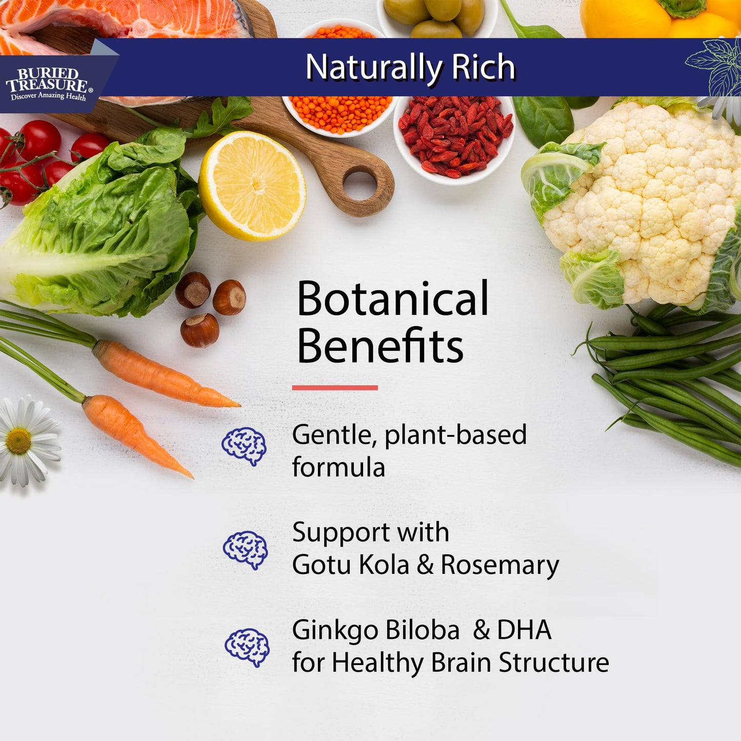 Beneficios botánicos de Neuro Nectar