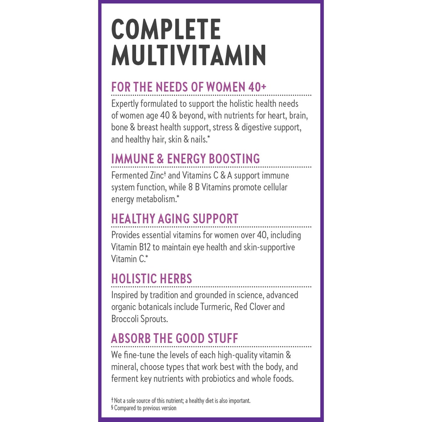 Beneficios digestivos del multivitamínico New Chapter