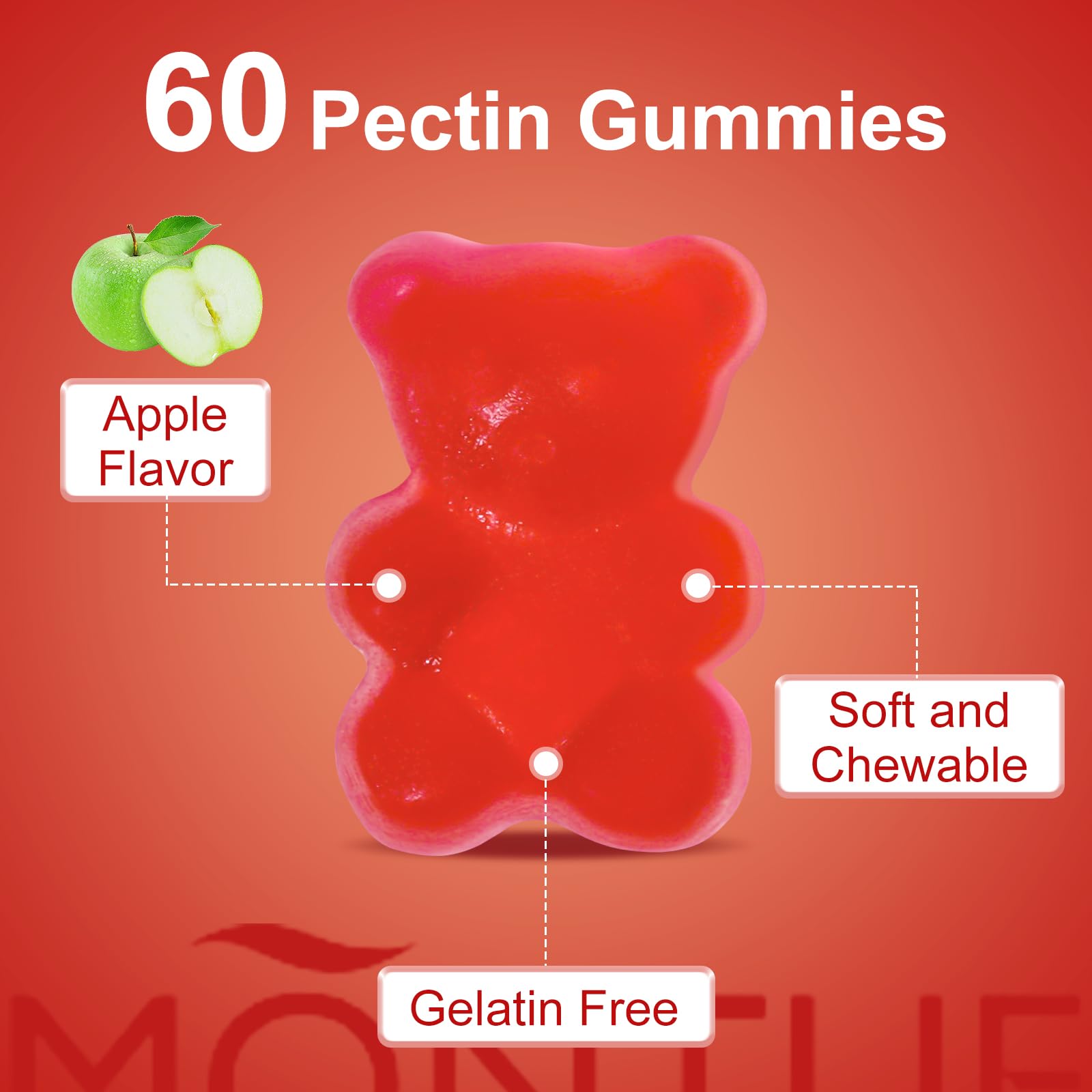 Imagen mostrando beneficios en niveles de energía con gomitas Montue.