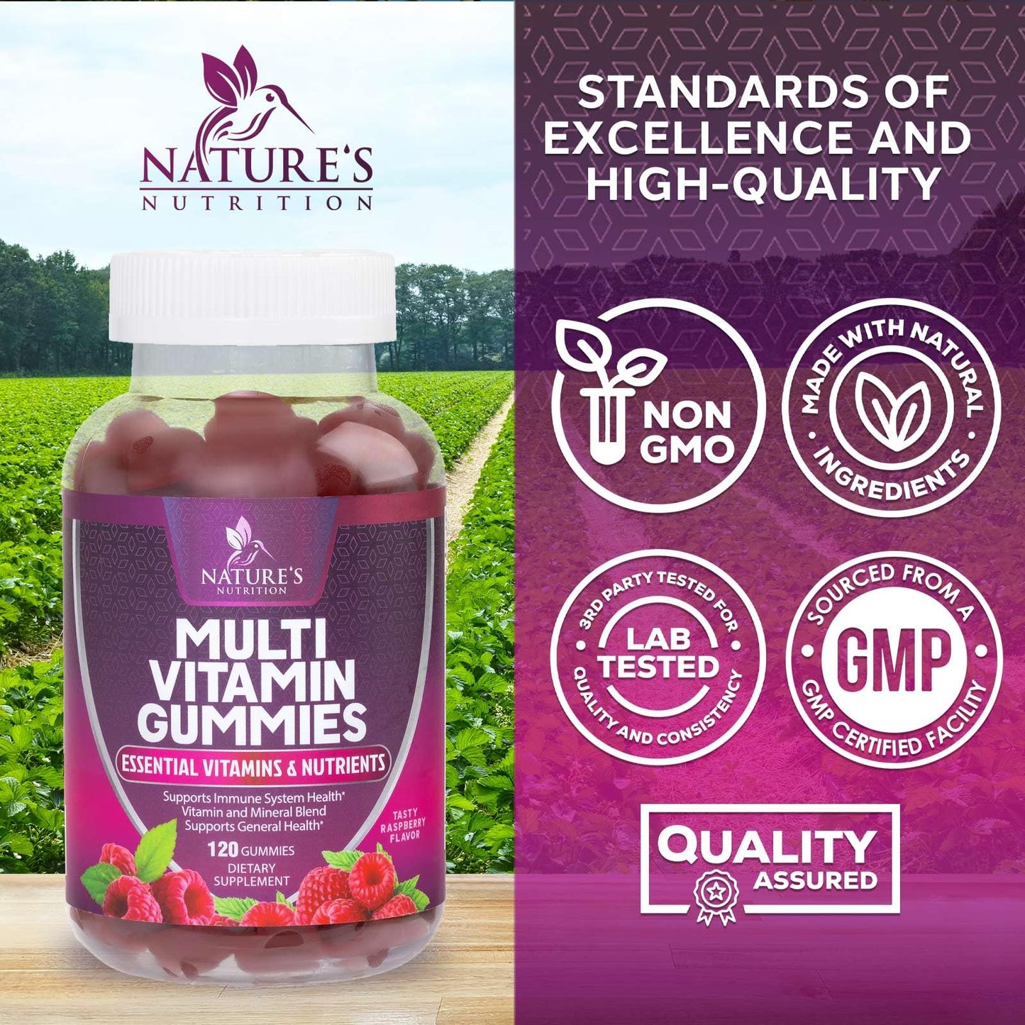 Beneficios de las gomitas multivitaminas Nature's Nutrition