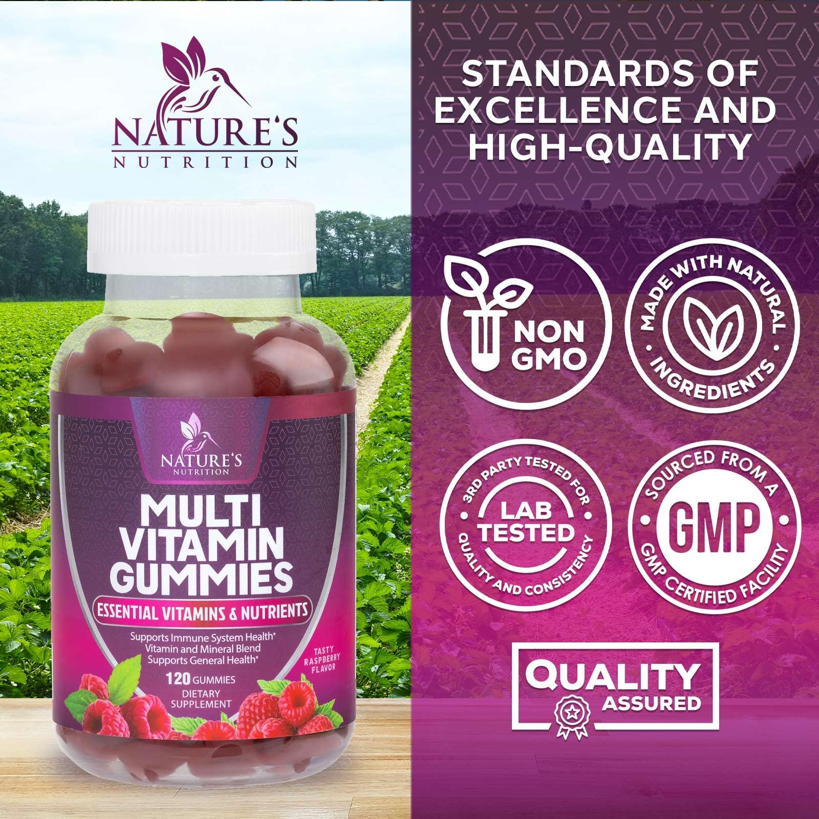 Beneficios de las gomitas multivitaminas Nature's Nutrition