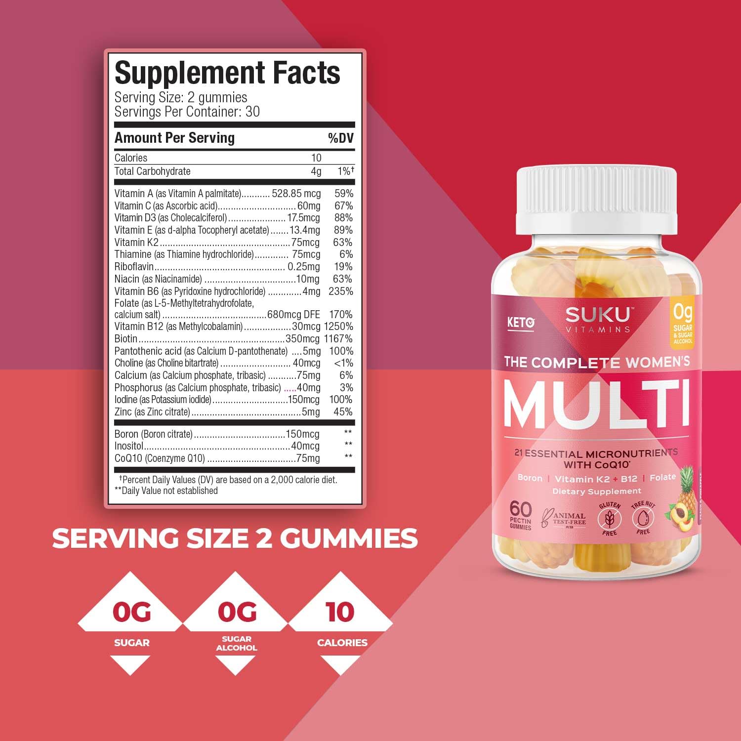 Beneficios de las gomitas SUKU: energía y salud ósea.