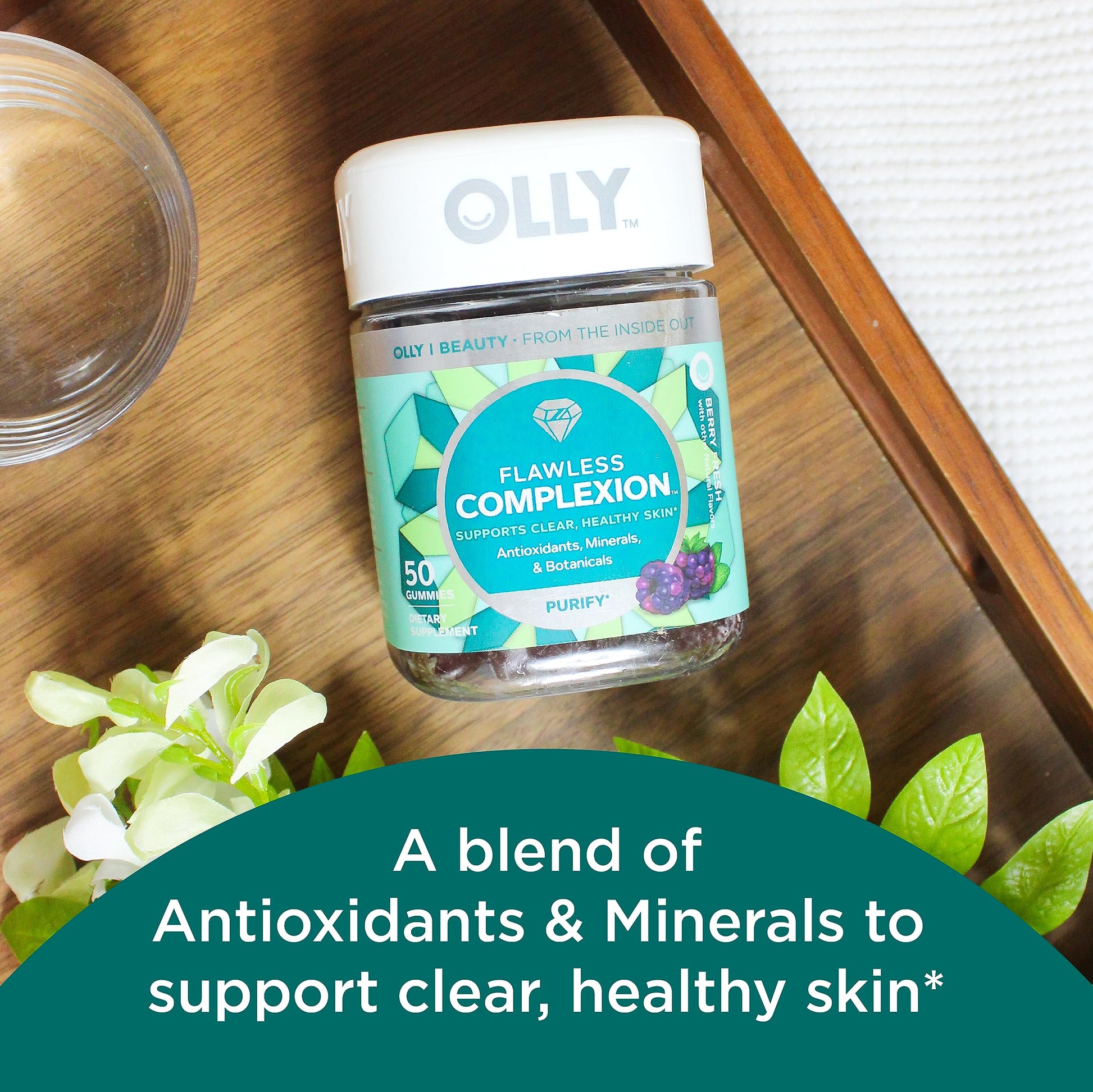 Beneficios de los gummies OLLY para el cuidado del cabello.