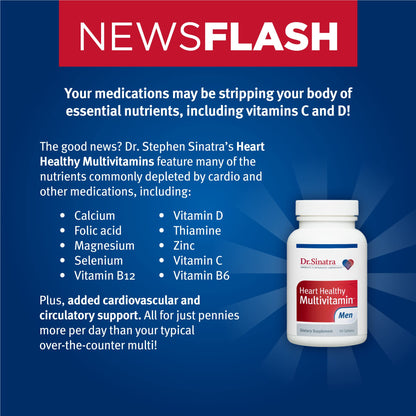 Beneficios médicos multivitamina Dr. Sinatra
