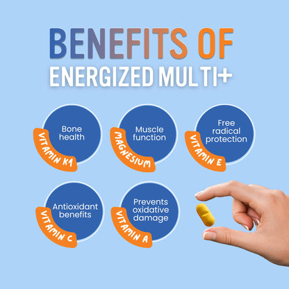Beneficios de las multivitaminas Energized para hombres