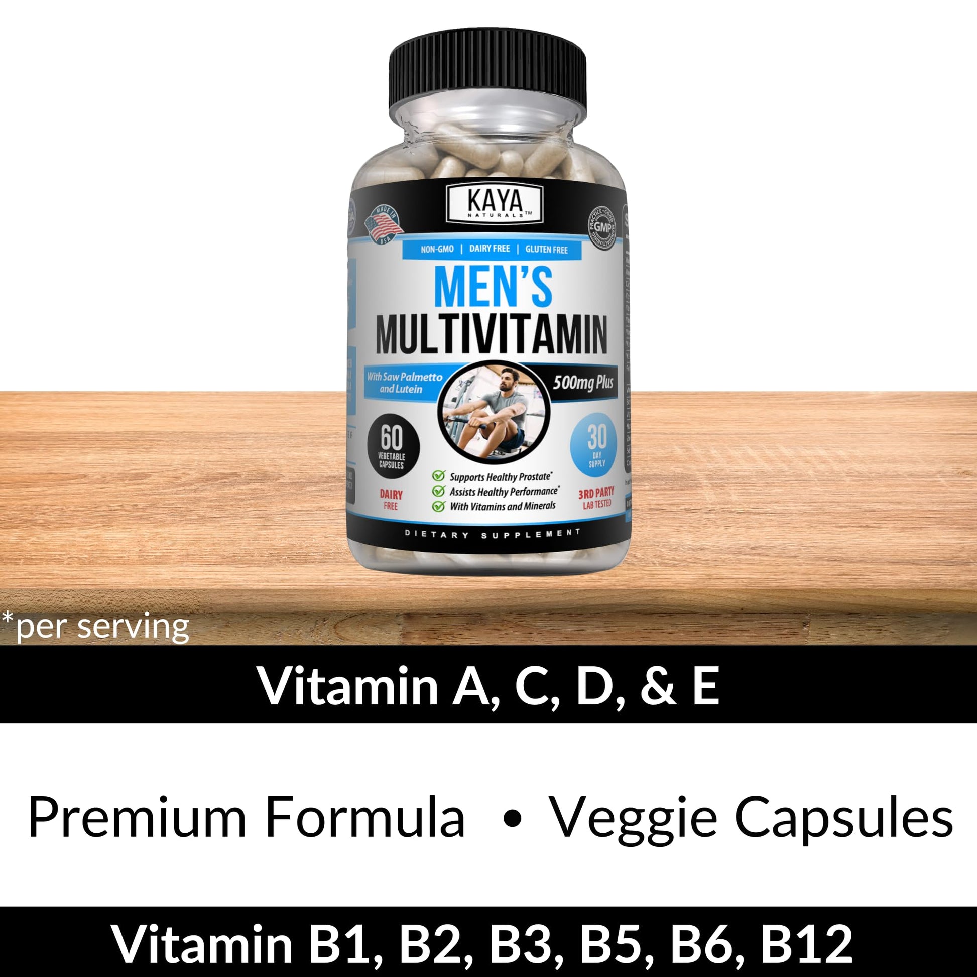 Beneficios del suplemento multivitaminas para hombres