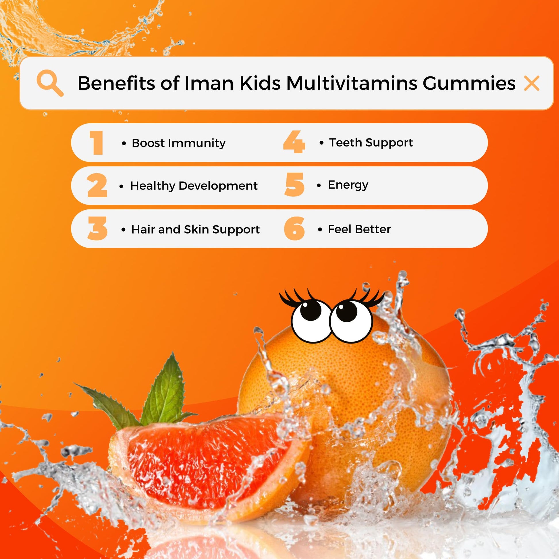 Beneficios de multivitaminas infantiles Iman Vitamins
