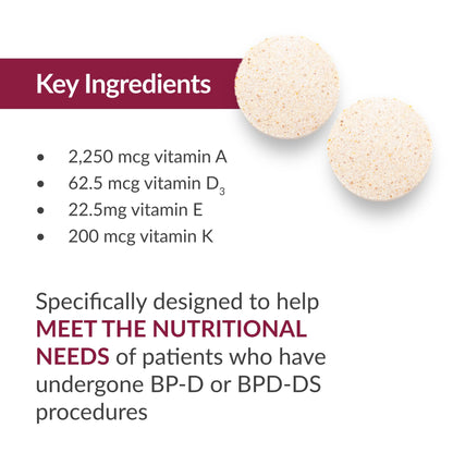 Beneficios del multivitamínico ADEK Bariatric Advantage