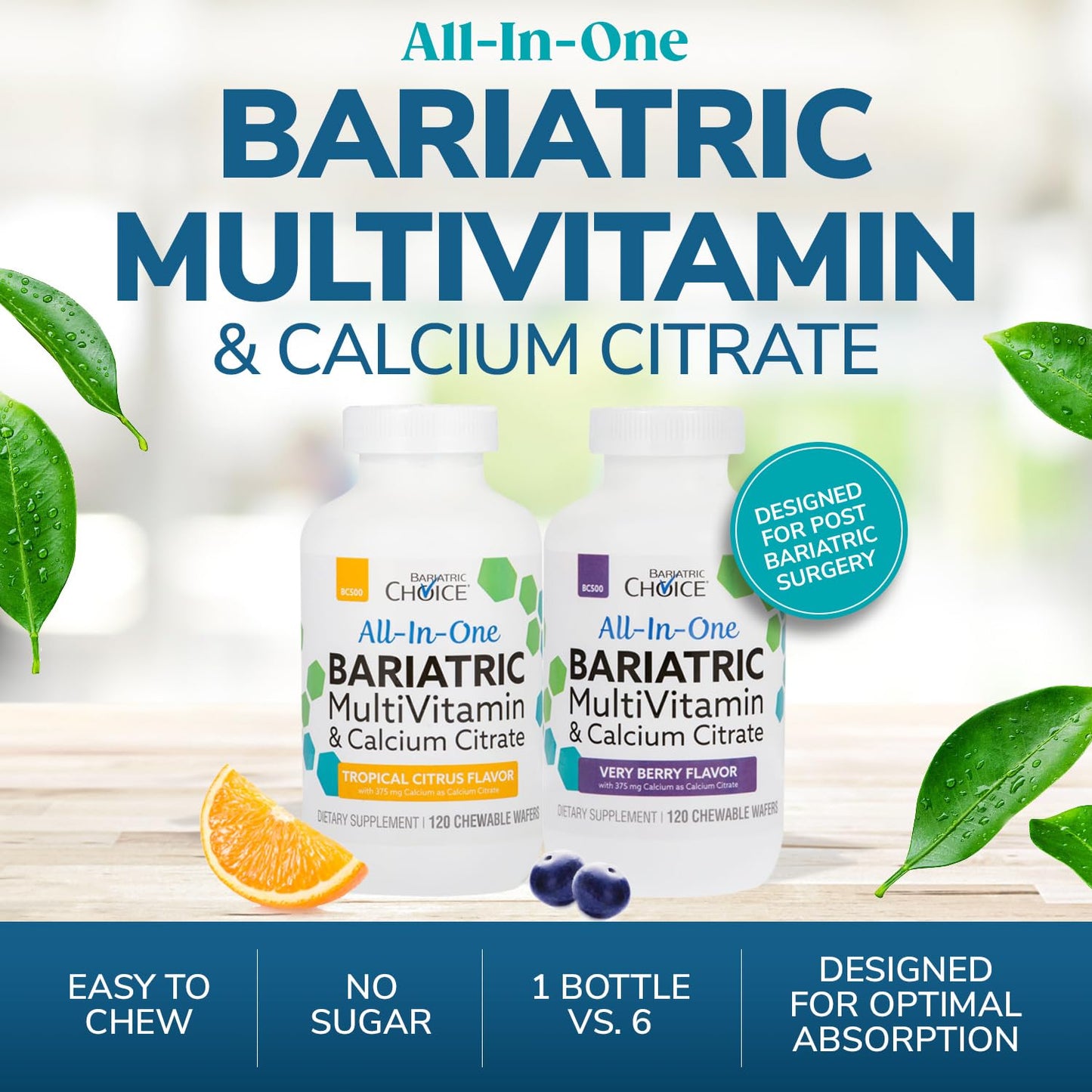 Beneficios del multivitamínico bariátrico masticable