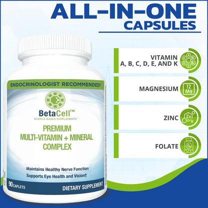 Imagen destacando los beneficios del multivitamínico BETACELL.