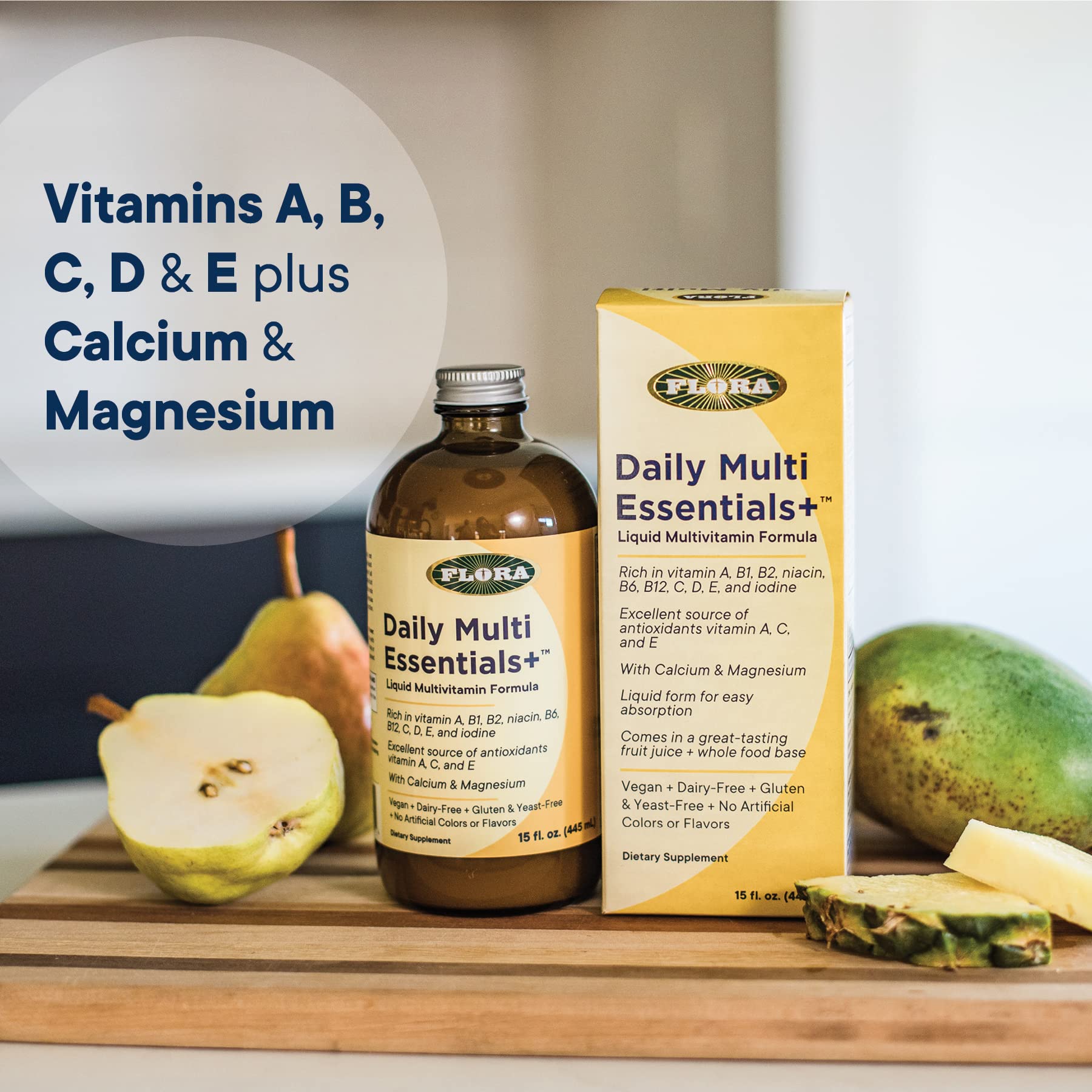 beneficios del multivitamínico Flora