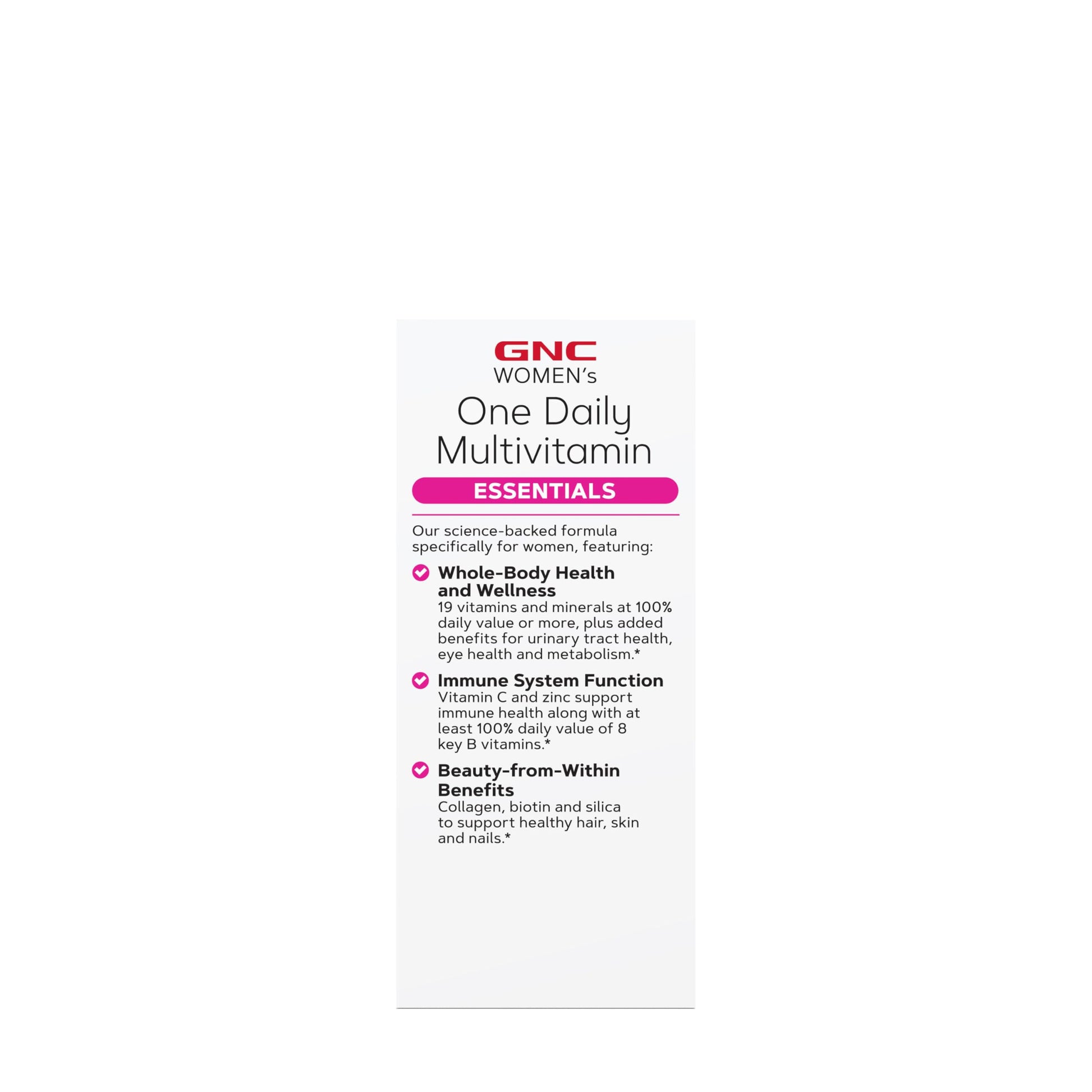 Beneficios del multivitamínico GNC