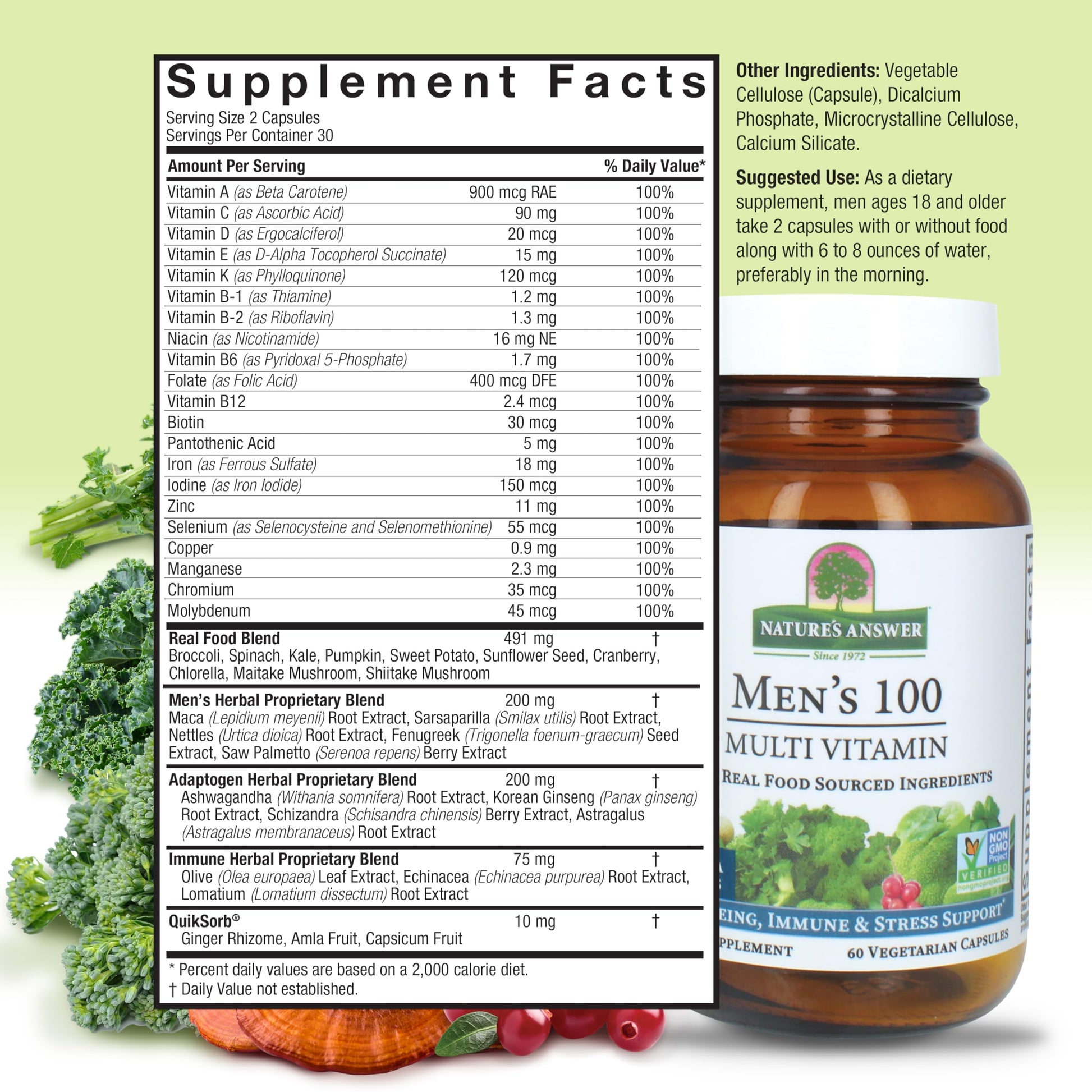 beneficios Nature's Answer multivitamínico