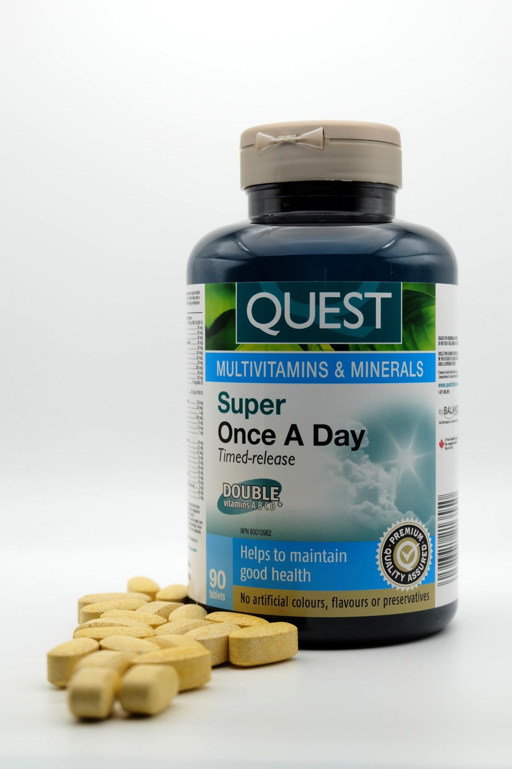 Beneficios Quest multivitaminas una vez al día