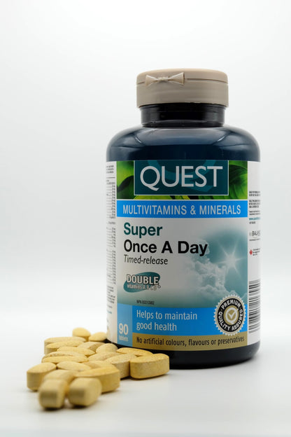 Beneficios Quest multivitaminas una vez al día