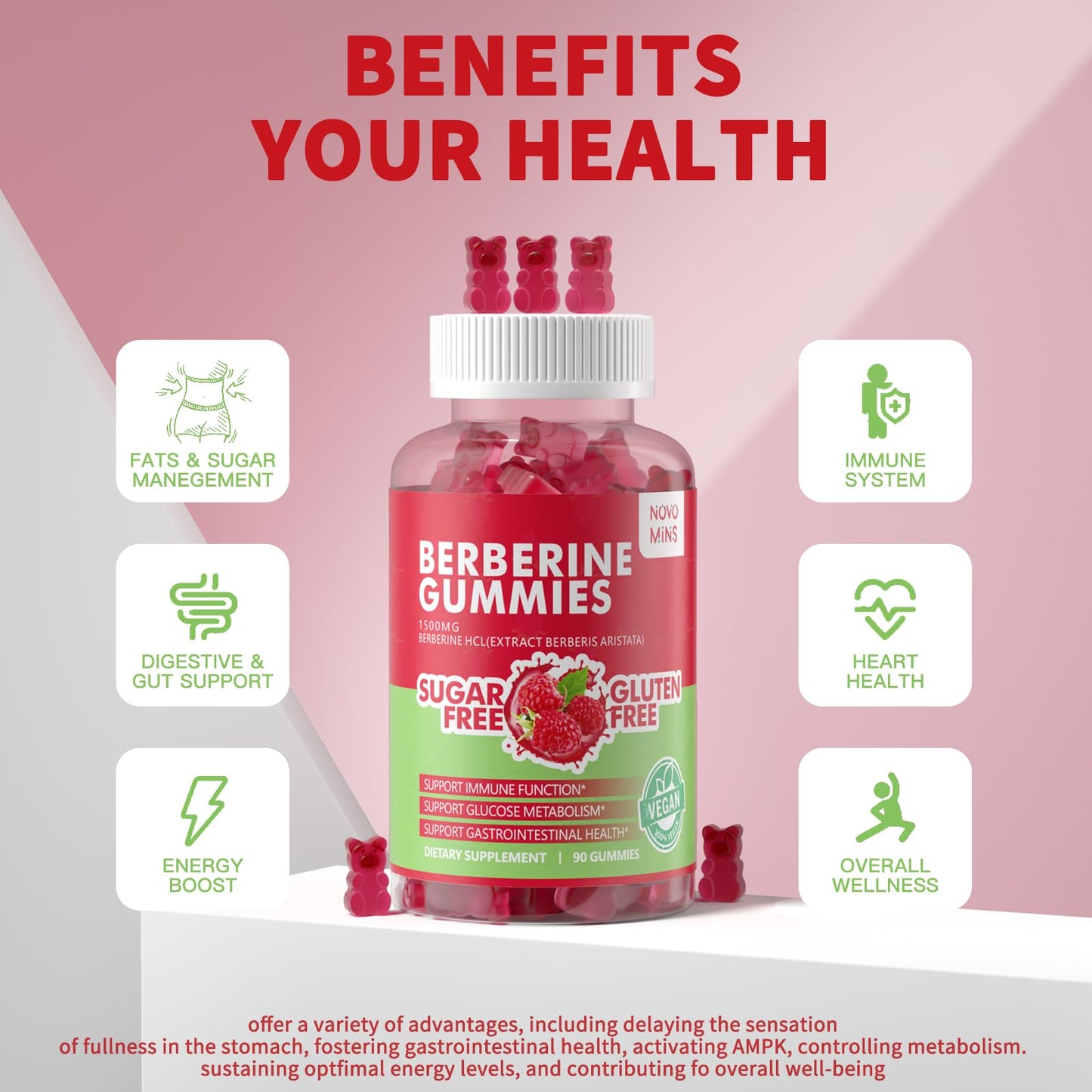 Beneficios para la salud de gomitas de berberina