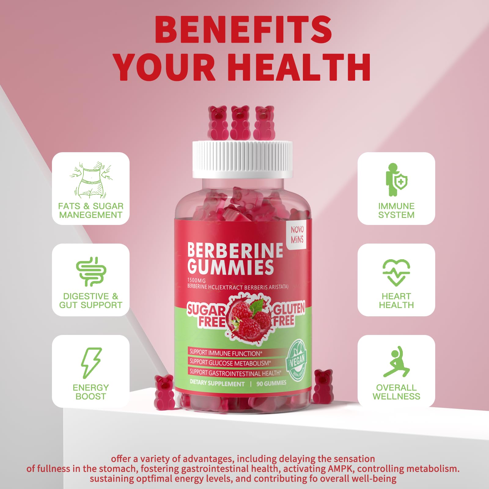 Beneficios para la salud de gomitas de berberina