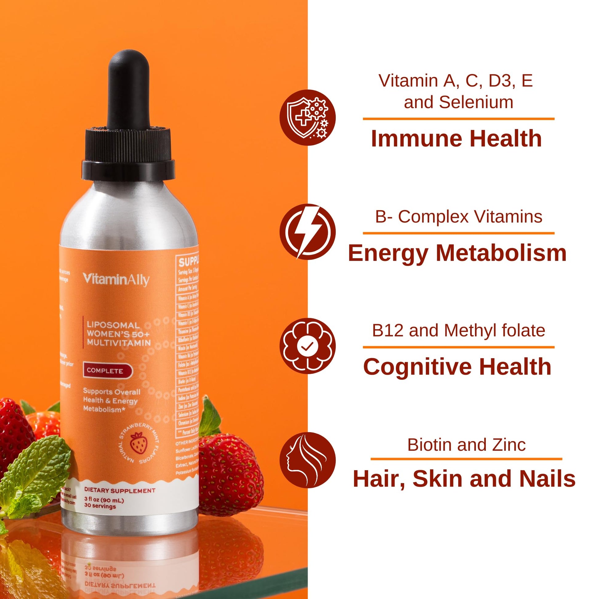 Beneficios de salud integral con multivitamínico