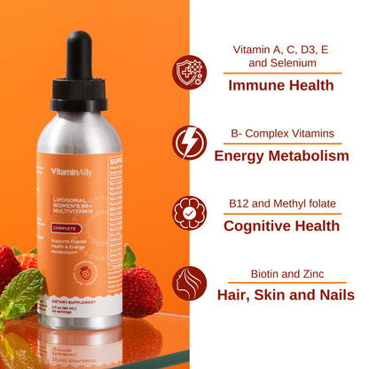 Beneficios de salud integral con multivitamínico