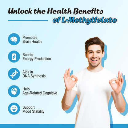 Beneficios de salud mental con gomitas de Zetelixia de L-Metilfolato