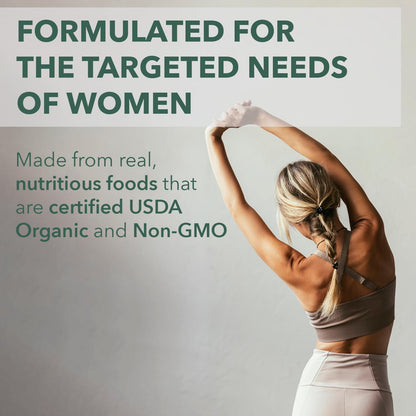 Beneficios de salud del multivitamínico orgánico para mujeres