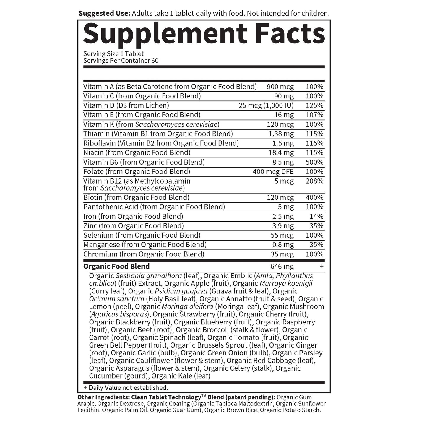 Beneficios para la salud de multivitaminas Garden of Life
