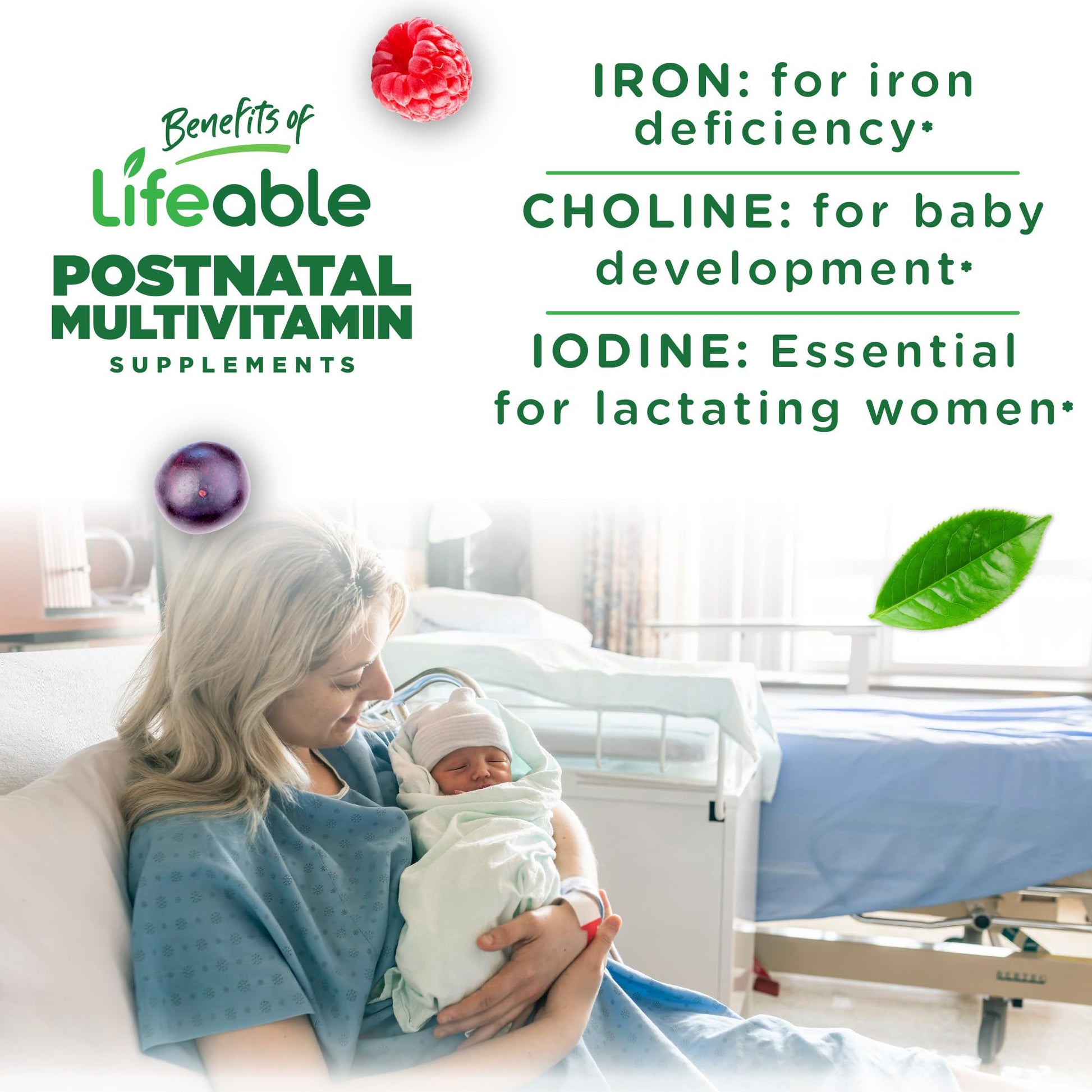 Beneficios en salud del multivitamínico postnatal Lifeable