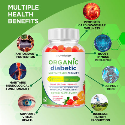 Beneficios de la salud con NutraPep multivitamínico.