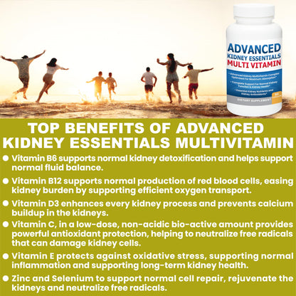 Beneficios del multivitamínico para la salud renal y soporte
