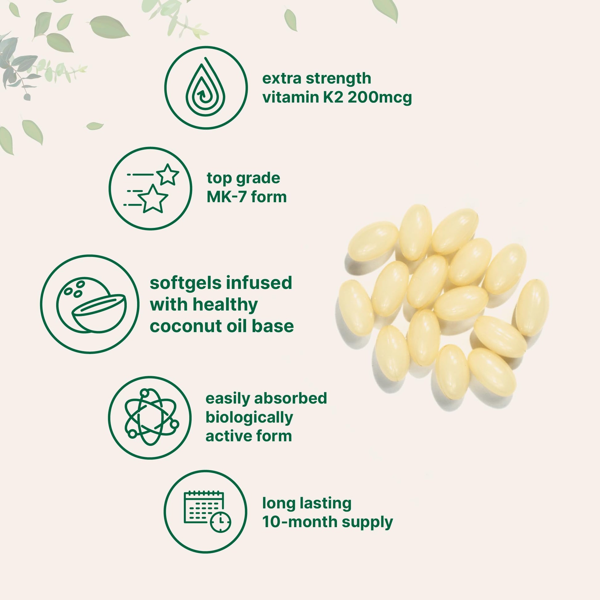 Beneficios de salud vitamina K2 MK-7