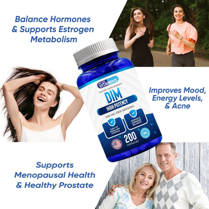 Beneficios del suplemento DIM para hormonas y energía