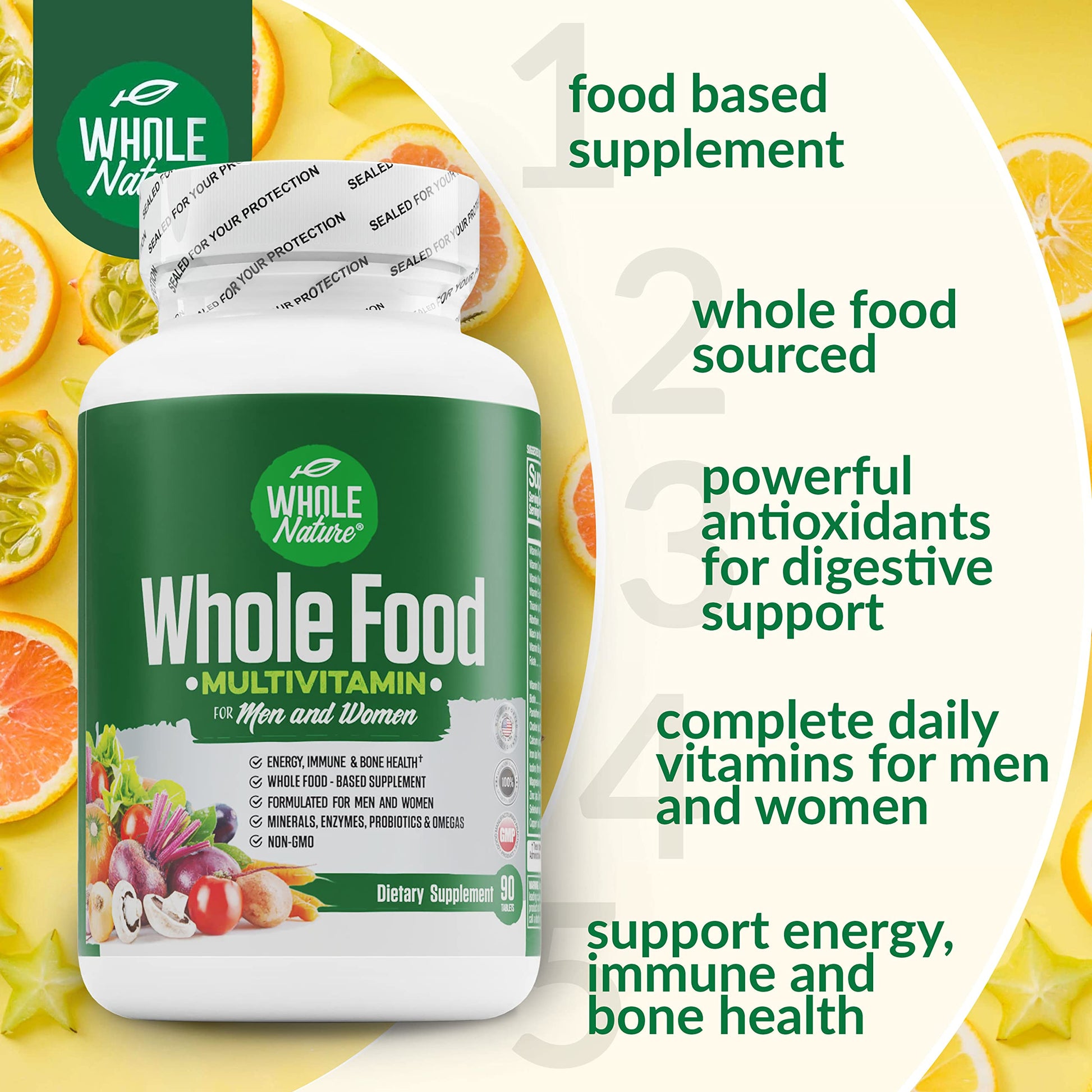 Beneficios del suplemento Whole Nature
