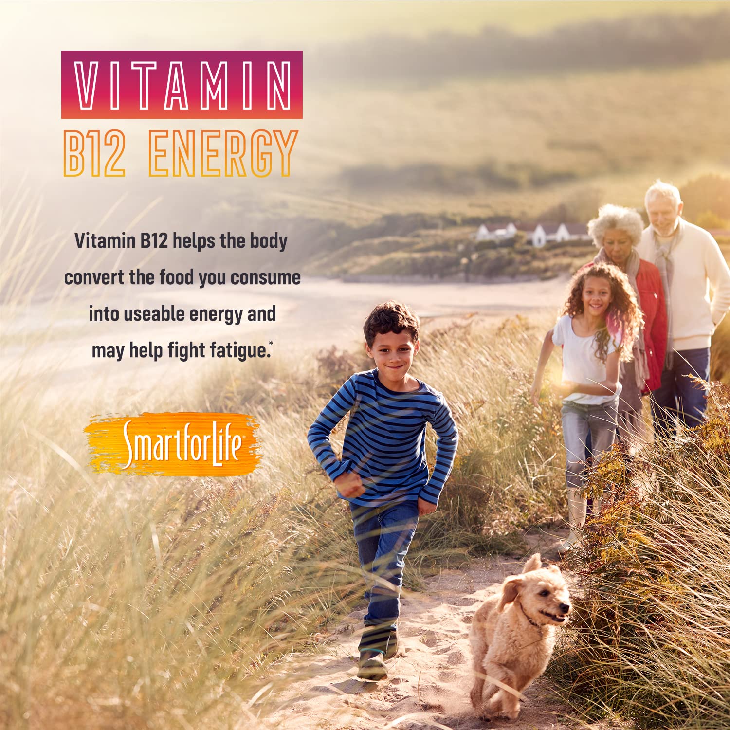 Beneficios de vitamina B12 en gominola para la energía.