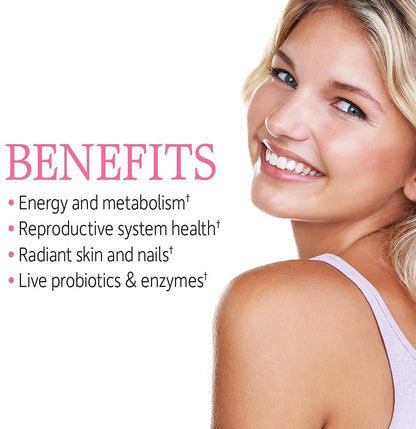 Beneficios de vitaminas para mujeres Garden of Life.