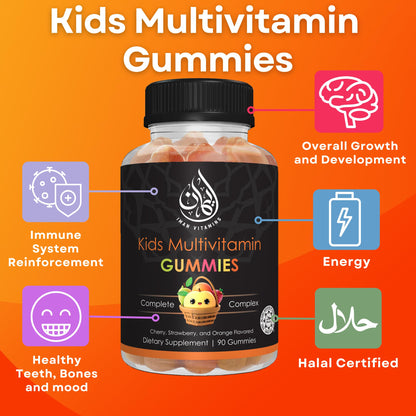 Beneficios de vitaminas infantiles para inmunidad y energía