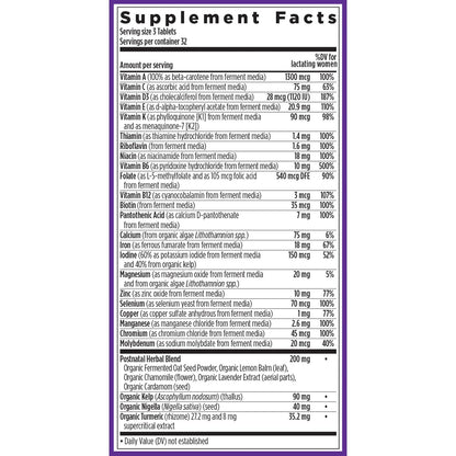 Lista de beneficios de vitaminas New Chapter para lactancia