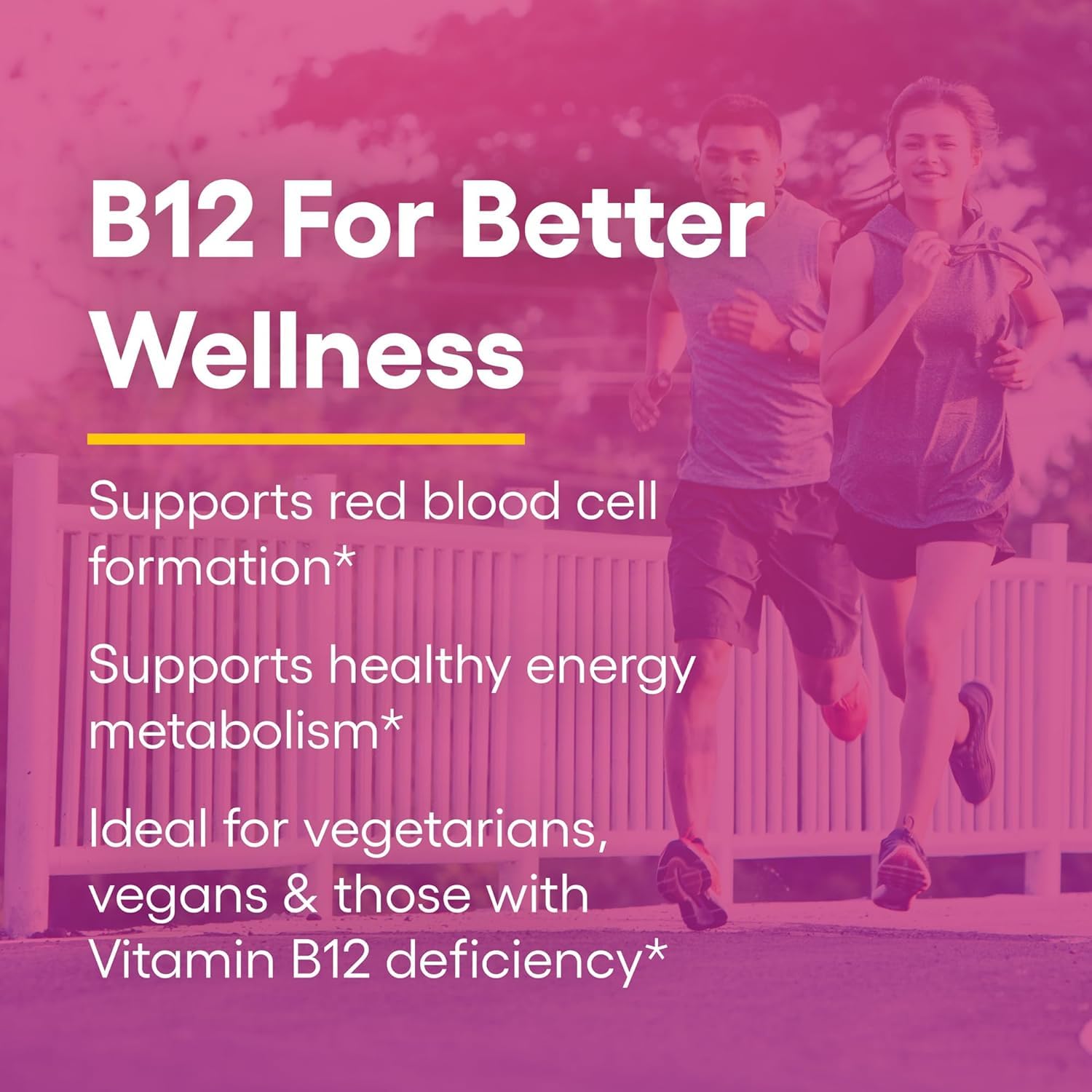 Beneficios para el bienestar con suplemento de vitamina B12