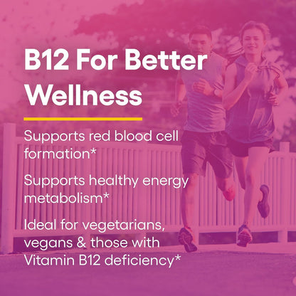 Beneficios para el bienestar con suplemento de vitamina B12