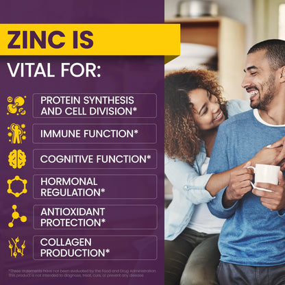Beneficios del zinc en la salud.