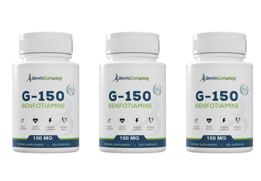 Benfocomplete benfotiamina suplemento vitamina B 120 cápsulas frasco 1