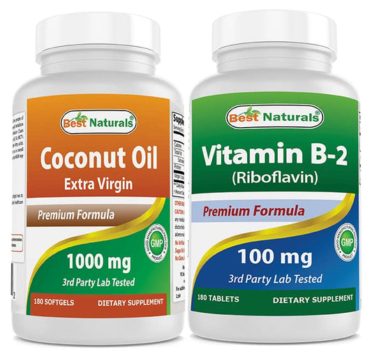 Best Naturals Aceite de Coco 1000mg frasco 180 cápsulas blandas