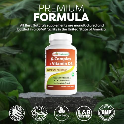 Tabletas Best Naturals K-Complex