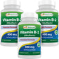 Best Naturals Vitamina B2 riboflavina 400mg paquete triple