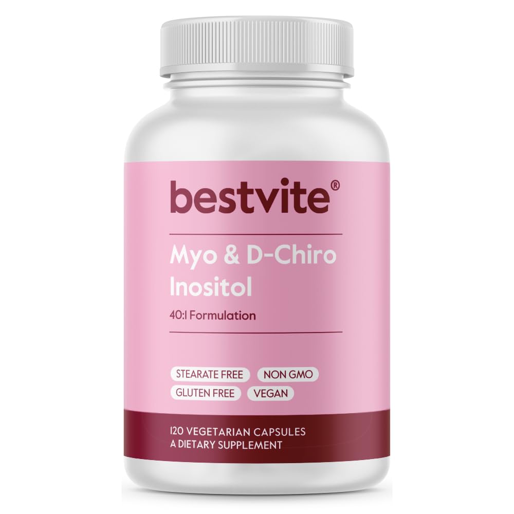 Bestvite mio y d-chiro inositol 40:1 120 cápsulas vegetarianas